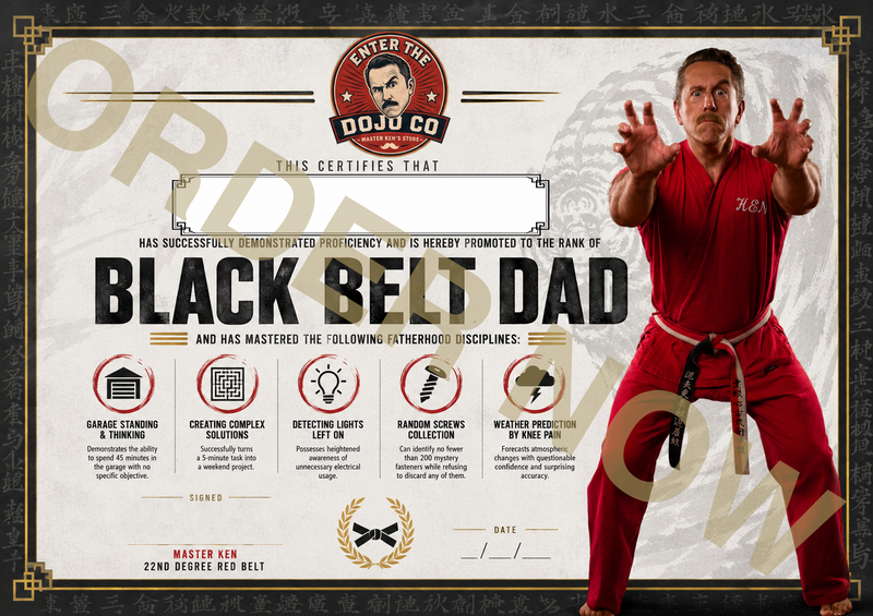 Black Belt DAD Certificate