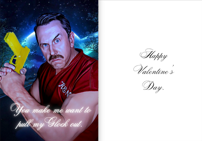 Master Ken Valentine's Day Card: “Glock Out” (Autographed)