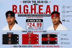 B.I.G.H.E.A.D. 3 pack (Sweatbands)